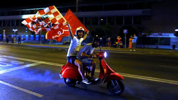 Los hinchas del Sevilla - Sputnik Mundo