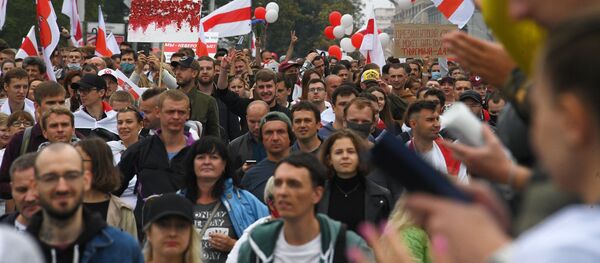 Protestas en Bielorrusia - Sputnik Mundo