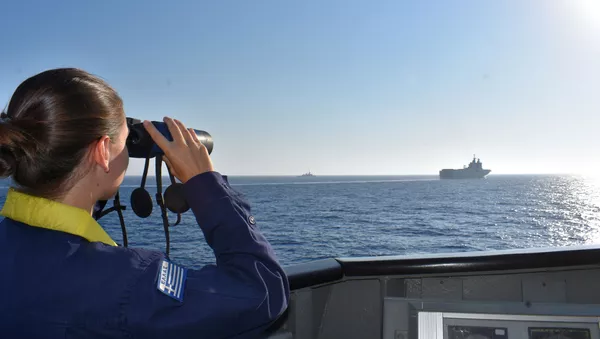 Ejercicios militares en el Mediterráneo (archivo)