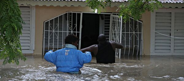 Consecuencias de la tormenta Laura en el Caribe - Sputnik Mundo