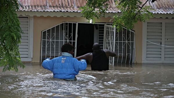 Consecuencias de la tormenta Laura en el Caribe - Sputnik Mundo