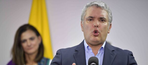 Iván Duque, presidente de Colombia - Sputnik Mundo
