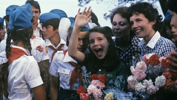 Samantha Smith en Artek Samantha Smith en Artek - Sputnik Mundo