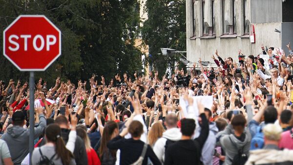 Protestas en Bielorrusia - Sputnik Mundo