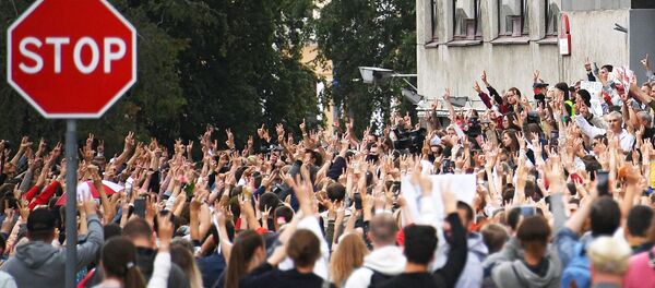 Protestas en Bielorrusia - Sputnik Mundo