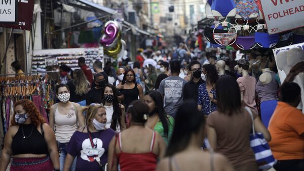 Un mercado en Brasil - Sputnik Mundo