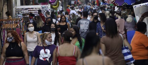 Un mercado en Brasil - Sputnik Mundo