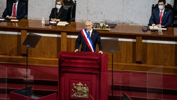 Sebastián Piñera, presidente de Chile - Sputnik Mundo