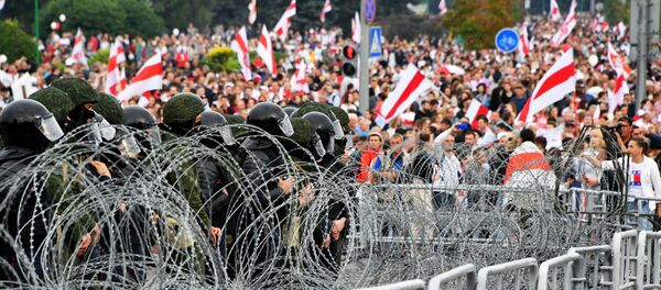 Protestas en Minsk, Bielorrusia (archvio) - Sputnik Mundo