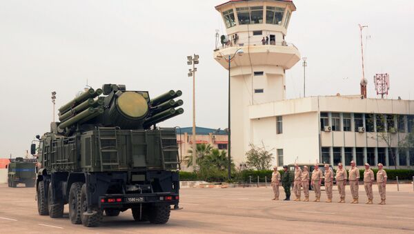 Pantsir-S en la base de Hmeymim - Sputnik Mundo