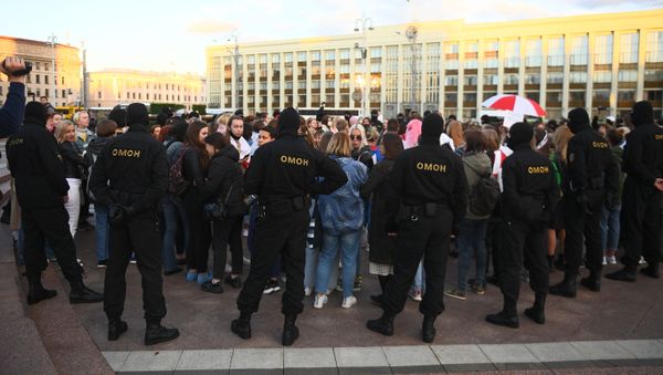 Protestas en Minsk Protestas en Minsk - Sputnik Mundo
