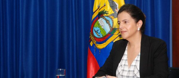 María Paula Romo, ministra de Gobierno de Ecuador - Sputnik Mundo