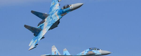 Cazas Su-27 de la Fuerza Aérea de Ucrania - Sputnik Mundo
