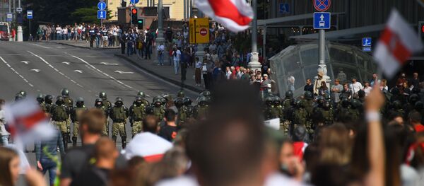 Protestas en Minsk - Sputnik Mundo