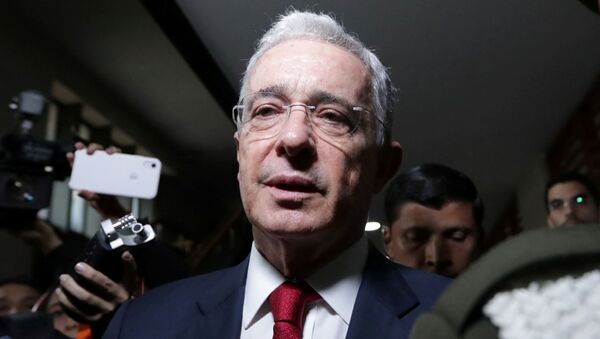 Álvaro Uribe, expresidente de Colombia - Sputnik Mundo