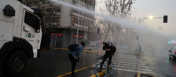 Protestas en Chile - Sputnik Mundo