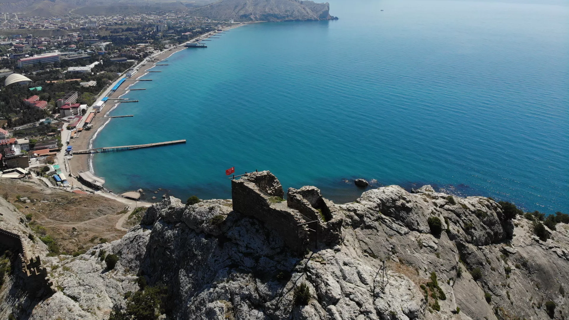 Un paisaje de Crimea, referencial