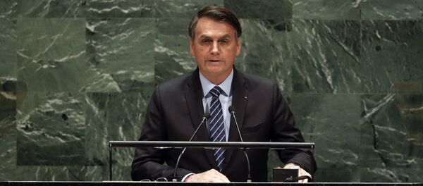 Jair Bolsonaro, presidente brasileño - Sputnik Mundo