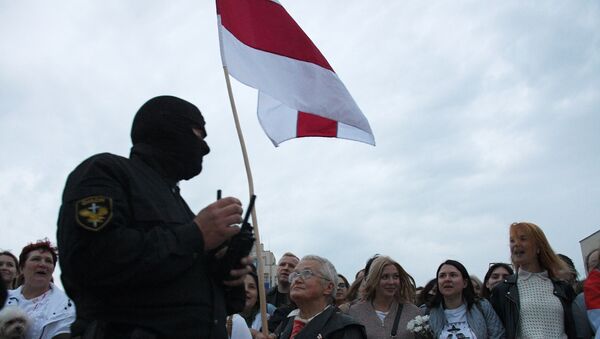 Protestas en Minsk, Bielorrusia - Sputnik Mundo