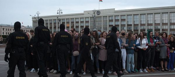 Protestas en Minsk, Bielorrusia Protestas en Minsk, Bielorrusia - Sputnik Mundo