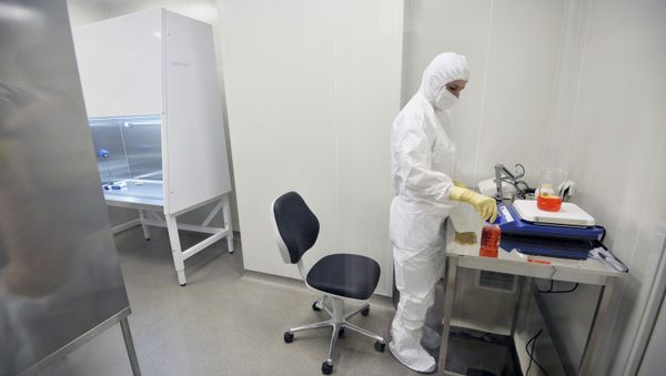 Un médico en laboratorio Un médico en laboratorio - Sputnik Mundo