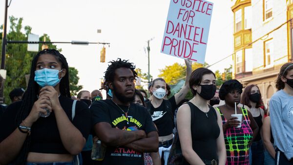 Protestas en Rochester, EEUU - Sputnik Mundo