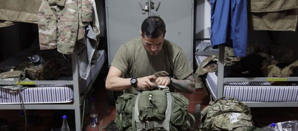 Un efecto del Ejército estadounidense en una base aérea de Tolemaida, en Colombia, en enero de 2020 - Sputnik Mundo