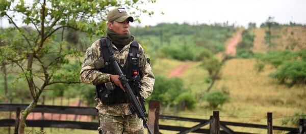 Un miebro de la Fuerza de Tarea Conjunta de Paraguay - Sputnik Mundo