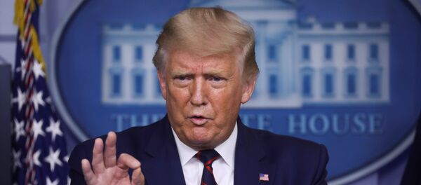 Donald Trump, presidente de EEUU - Sputnik Mundo