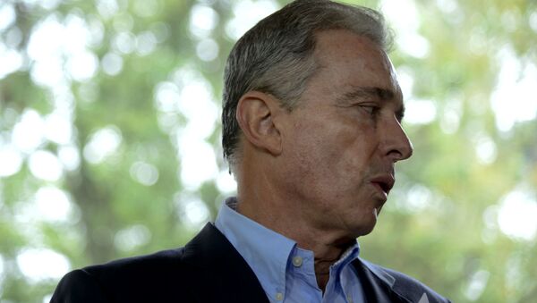 Álvaro Uribe, expresidente y exsenador de Colombia - Sputnik Mundo