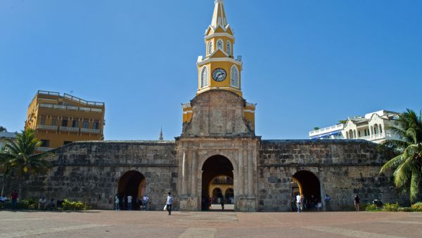 Puerta del Reloj de Cartagena de Indias (imagen referencial) Puerta del Reloj de Cartagena de Indias (imagen referencial) - Sputnik Mundo