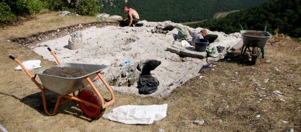 Unas excavaciones en Crimea, referencial - Sputnik Mundo