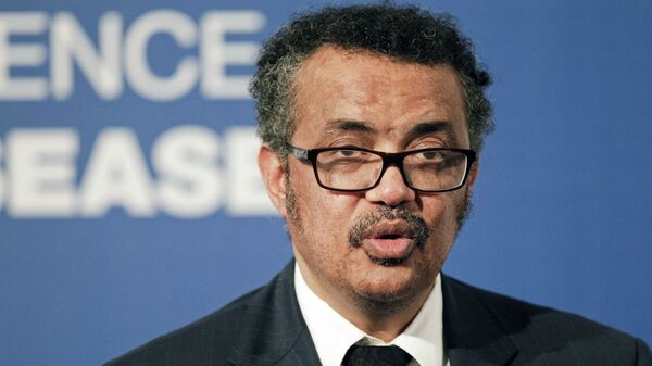 El director general de la Organización Mundial de la Salud (OMS), Tedros Adhanom Ghebreyesus - Sputnik Mundo