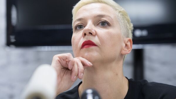 María Kolésnikova, miembro de la mesa directiva del Consejo de Coordinación (CC) - Sputnik Mundo