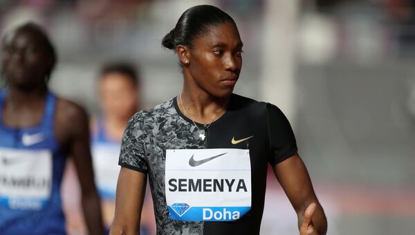 Caster Semenya, doble campeona olímpica sudafricana - Sputnik Mundo