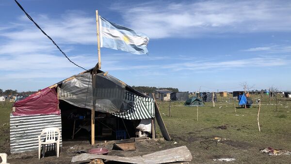 Toma de tierras en Guernica, provincia de Buenos Aires - Sputnik Mundo