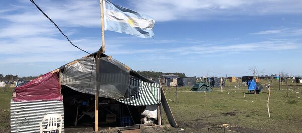 Toma de tierras en Guernica, provincia de Buenos Aires - Sputnik Mundo