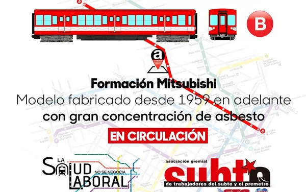 Las imagenes de trenes en el metro de Buenos Aires que contienen el amianto Las imagenes de trenes en el metro de Buenos Aires que contienen el amianto - Sputnik Mundo