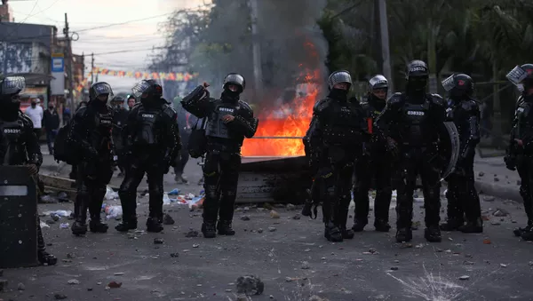 Protestas en Colombia - Sputnik Mundo