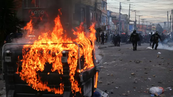 Protestas en Bogotá, Colombia