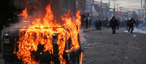 Protestas en Bogotá, Colombia - Sputnik Mundo