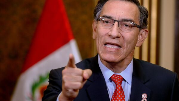 Martín Vizcarra, presidente de Perú - Sputnik Mundo