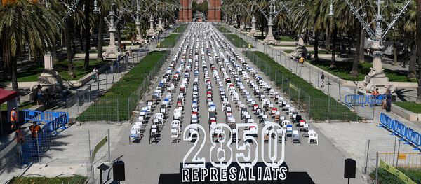 Acto de Òmnium Cultural en la Diada de Cataluña  - Sputnik Mundo