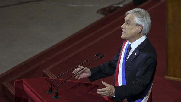 Sebastián Piñera, presidente de Chile - Sputnik Mundo