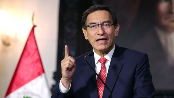 Martín Vizcarra, presidente de Perú - Sputnik Mundo