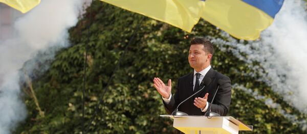 Volodímir Zelenski, presidente de Ucrania - Sputnik Mundo