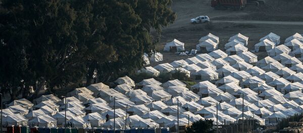 Campo de refugiados de Moria - Sputnik Mundo