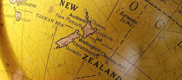 Nueva Zelanda en el mapa (imagen referencial) - Sputnik Mundo