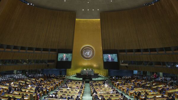 La Asamblea General de la ONU  - Sputnik Mundo