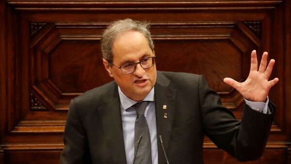 Quim Torra, el presidente de la Generalitat de Cataluña - Sputnik Mundo